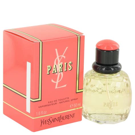 yves saint laurent paris eau de toilette spray 50ml|Paris eau de toilette 50ml.